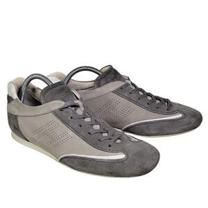 Hogan Olympia Grey Suede Sneakers Mens Size 9
